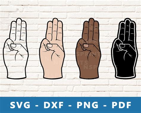 Scout Sign SVG Boy Scout Hand Gesture PNG Three Fingers - Etsy Ireland