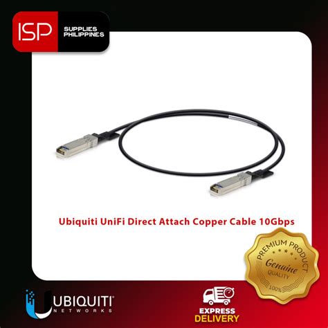 Ubiquiti Unifi Direct Attach Copper Cable 10gbps 3 Meter Ubnt Dac Fiber 10g Sfp