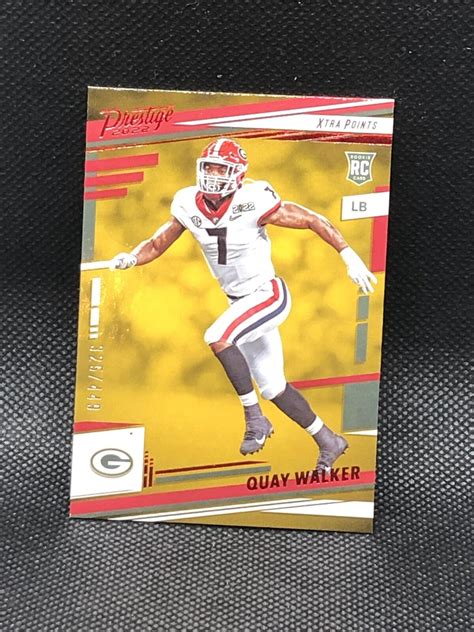 Panini Prestige Quay Walker Xtra Points Premium Red Ebay