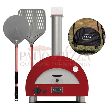 Alfa Moderno Portable Gas Pizza Oven Picnic Bundle Patio And Pizza Outdoor Furnishings