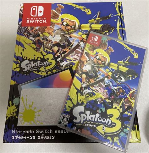 ・スプラト 【新品未使用】スプラトゥーン3 有機el Switch本体、ソフトセット だきます