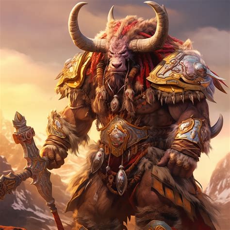 Exploring The Rich Lore Of The Tauren Race In World Of Warcraft Rachenaart