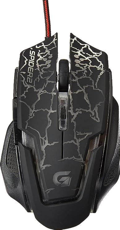 Mouse Gamer Spider Om Usb Dpi Preto Vermelho Fortrek Amazon