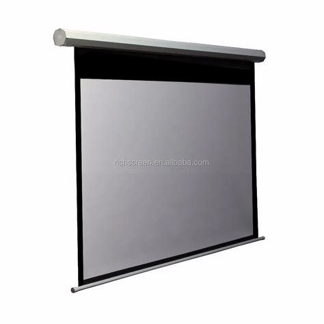 Electric Motorized Projector Screen Inch Remote Control