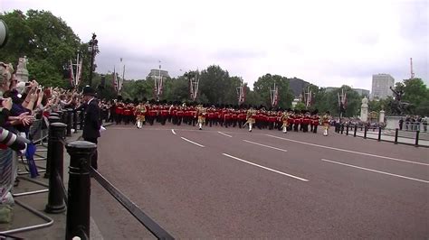 Trooping The Colour 2014 Massed Bands Return Youtube