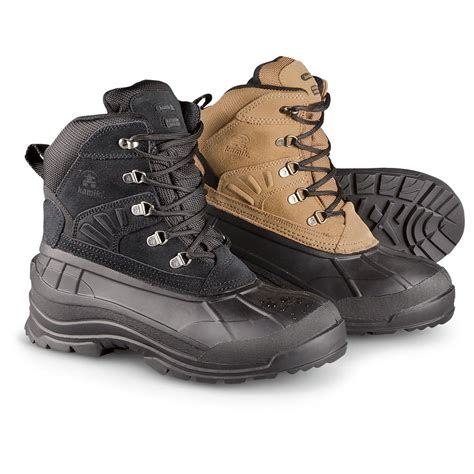 Mens Kamik® 200 Gram Thinsulate™ Insulation Waterproof Fargo Pac Boots