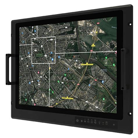 R21L100 MLM1FP 21 3 WUXGA Rack Mount PCAP Touch Military LCD Display