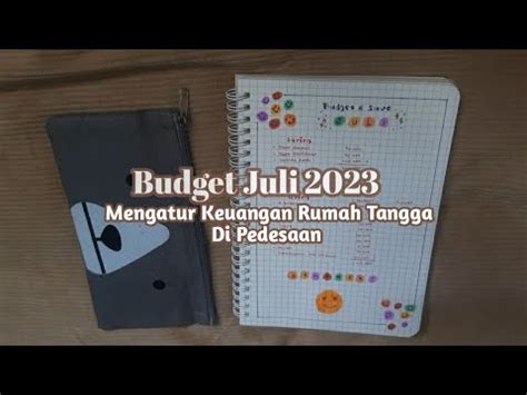 Budgeting Juni Mengatur Keuangan Rumah Tangga Di Pedesaan