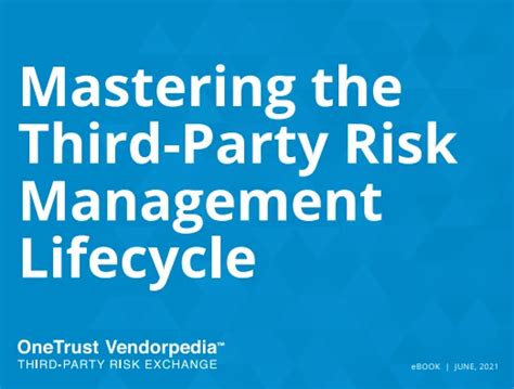 The Eight Phases Of Third Party Risk Management