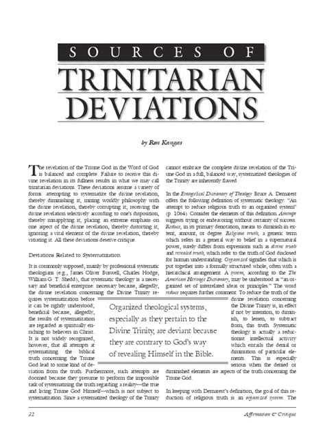 Triune God 4 | PDF | Trinity | Revelation