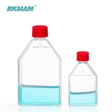 China Transparent Sterile TC Treated Cell And Tissue Culture Flask T75