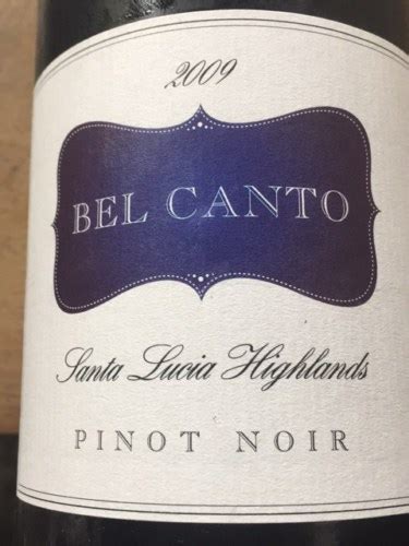 Bel Canto Pinot Noir Vivino United Kingdom