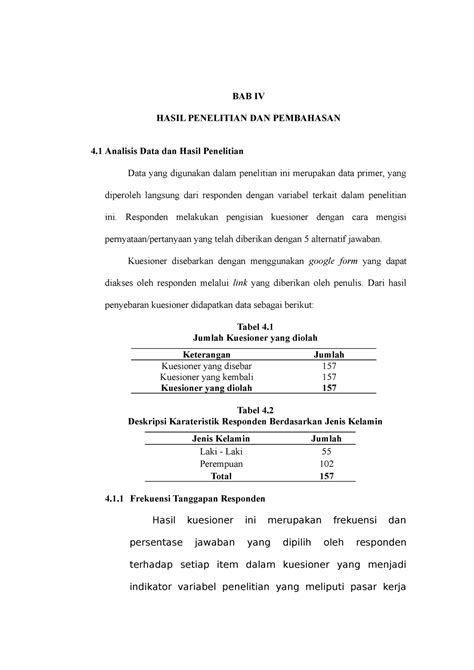 BAB IV Manajemen BAB IV HASIL PENELITIAN DAN PEMBAHASAN 4 Analisis