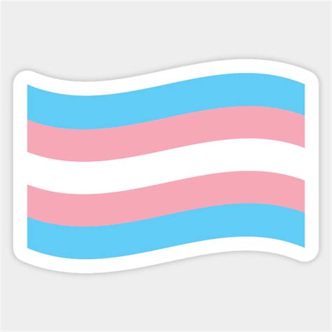 Transgender Pride Flag Transgender Pride Flag Sticker Teepublic