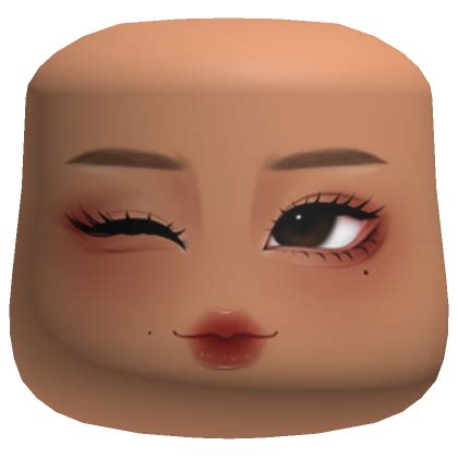 It Girl Glam Makeup Cheeks Head Nougat Skin Tone Roblox Item Rolimon S