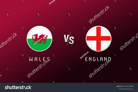 wales  england flag  emblem stock vector royalty