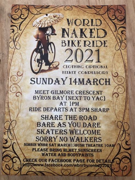 World Naked Bike Ride Byron Bay Byron Visitor Centre