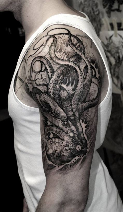 Tatuagens Inspiradoras Para Biologos Octopus Tattoos Kraken Tattoo