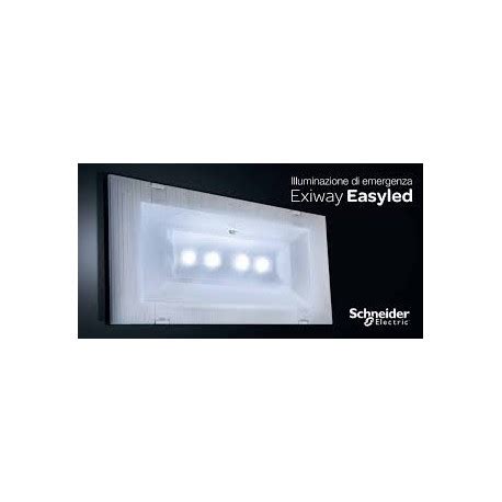 Ova Lampada Di Emergenza W Led H Incasso Ip Se Exiway Easyled Art