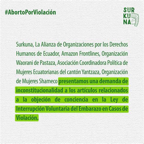 Surkuna on Twitter AbortoPorViolación El derecho de las