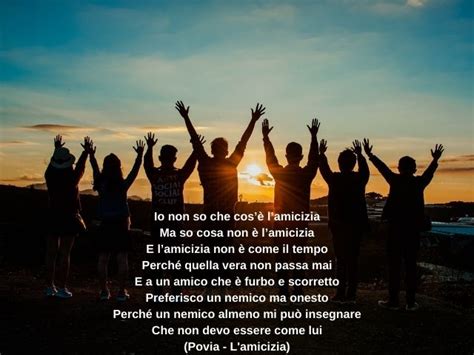 Frasi Di Canzoni Sull Amicizia Dediche Con Frasi Sull Amicizia