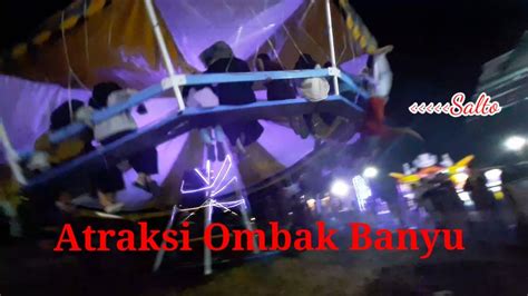 Atraksi Salto Ombak Banyu Pasar Malam Bikin Histeris Pengunjung