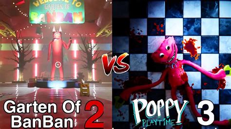 Garten Of Banban 2 Va Poppy Playtime Chapter 3 Gameplay Poppy