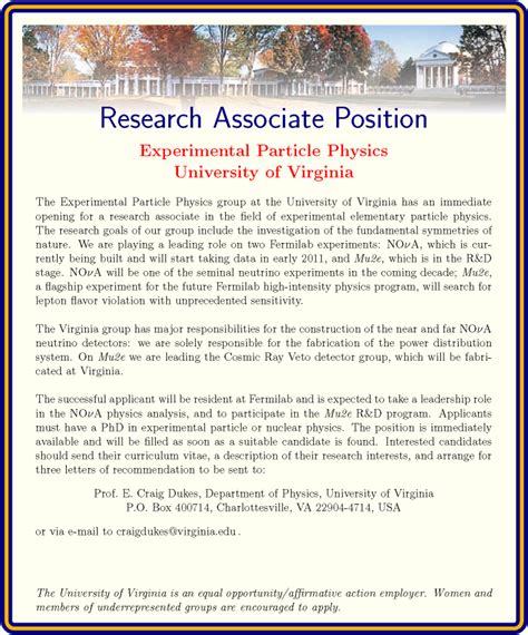 Postdoctoral Research Associate Position Available