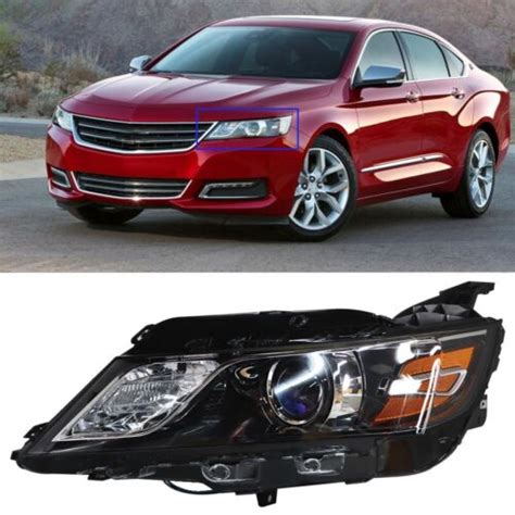 Driver Side Halogen Headlight Fit For 2015 2020 Chevrolet Impala