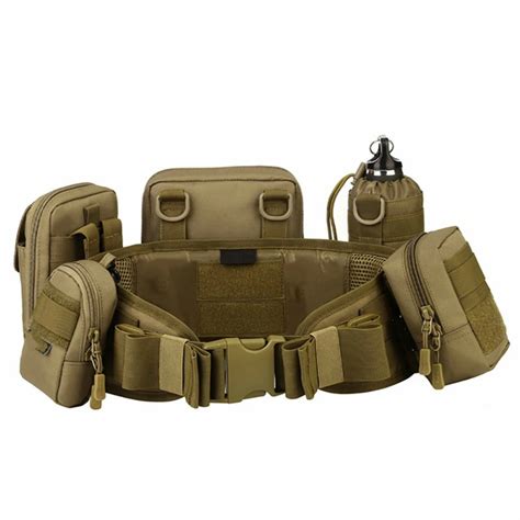 Hunting Accessories Outdoor Military Camouflage MOLLE Tactical Belt ...