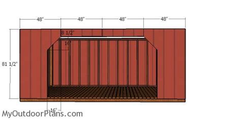 8x16 Firewood Shed Plans Myoutdoorplans Free Woodworking Plans And