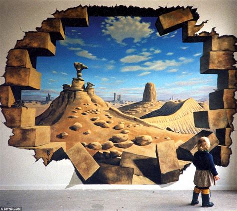 3d Hole Murals | 3d Cake Image