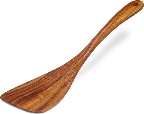 Jilla hla Spatule en bois d acacia spatule à frire plate à long manche