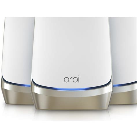 Netgear Orbi Rbke963 Wi Fi 6 Ieee 80211ax Ethernet Wireless Router