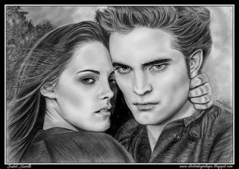 Edward Y Bella - Crepúsculo por iSaBeL-MR | Dibujando