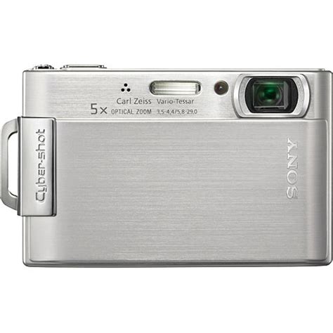 Sony Cybershot Dsc T Digital Camera Silver Dsct B H