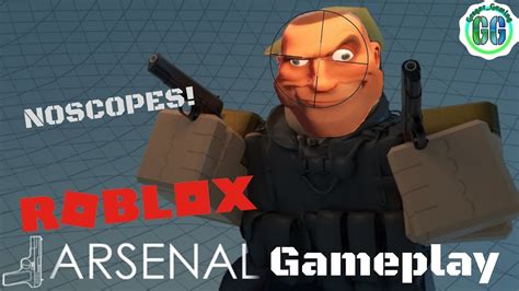 Roblox Arsenal Gameplay 1 NOSCOPES YouTube