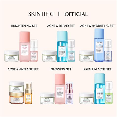 Jual Skintific 3pcs Acne Paket Skincare With Mugwort Clay Mask