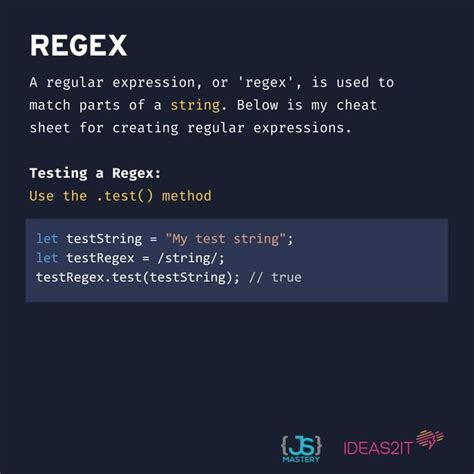 Regex Cheatsheet Part 1 PDF