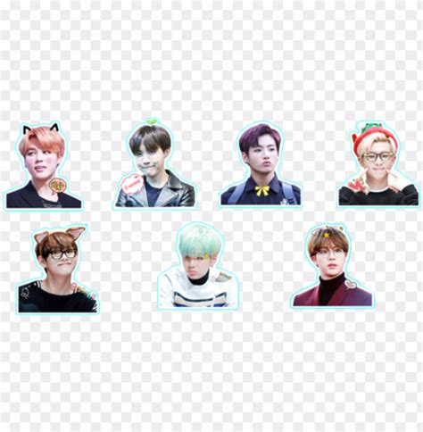 Free download | HD PNG bts png stickers bts photo sticker set PNG ...