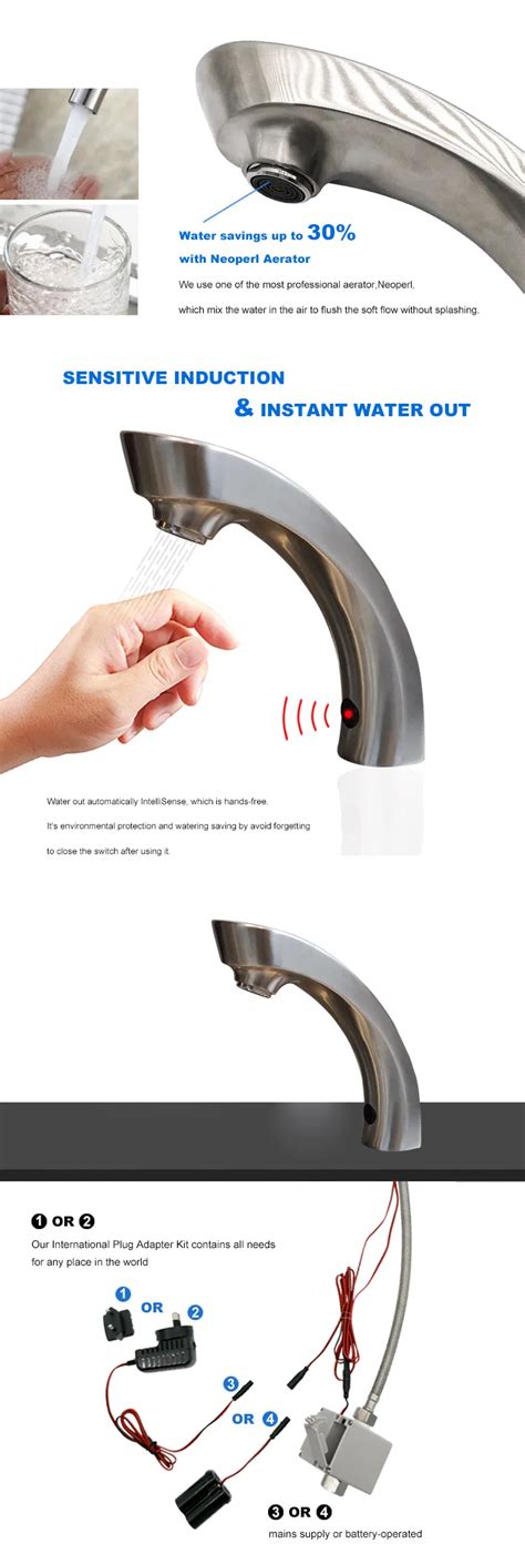 Smart Hot Water Tap Electric Basin With Automatic Dispenser Instant Boiling Infrared Sensor