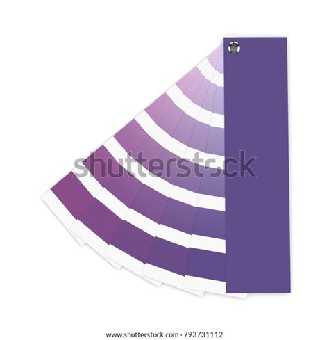 3d Render Ultraviolet Color Palette Guide Stock Illustration 793731112 ...