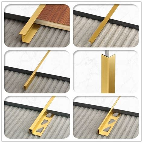 China Customized Brushed Brass Tile Edging Suppliers Manufacturers Factory Direct Wholesale Sma