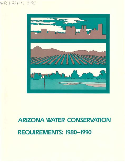 Arizona Water Conservation Requirements 1980 1990 Arizona Memory Project