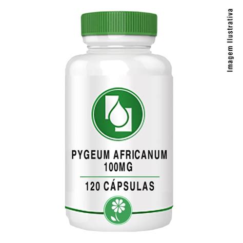 Pygeum Africanum 100mg 120cápsulas Seiva Manipulação Produtos