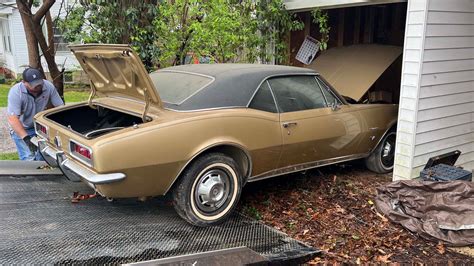 Found Survivor Rs Chevy Camaro Hidden Under A Tarp For Years