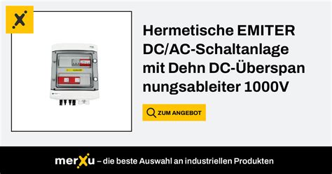 Emiter Hermetische Dc Ac Schaltanlage Mit Dehn Dc Berspannungsableiter