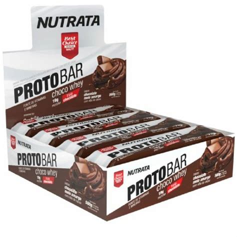 Protobar Whey Unidades G Sabor Choco Whey Nutrata Amazon