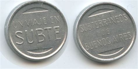 Argentinien Subways Token Wertmarke Metro Token Nd T Subterr Neos