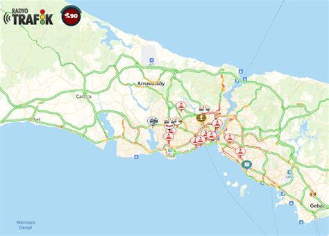 Radyo Trafik İstanbul 104 2 on Twitter Yoğunluk ortalaması 90